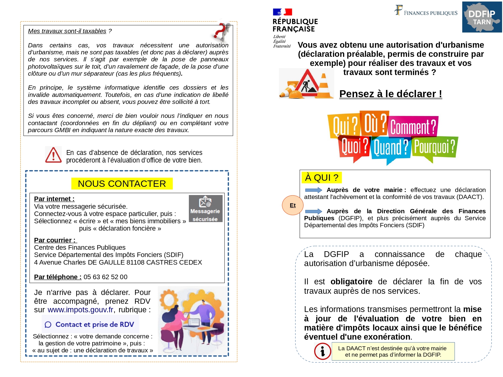 Flyer Dcla Foncire pour usager page 0001